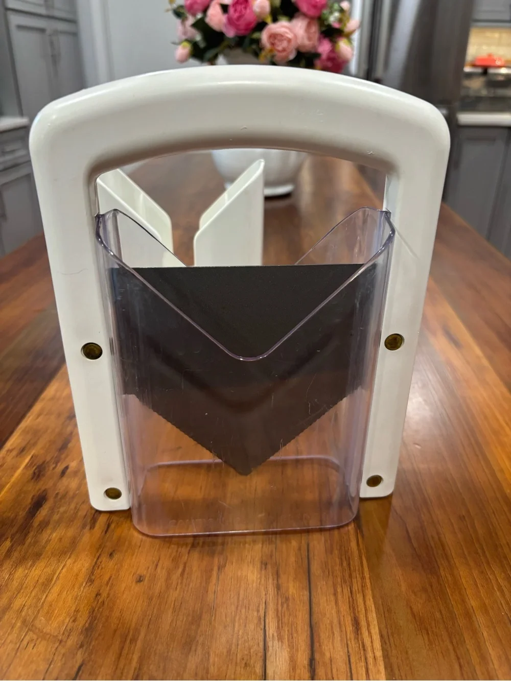 Larien Bagel Biter - The Original Guillotine Bagel Slicer Cutter - Made in USA